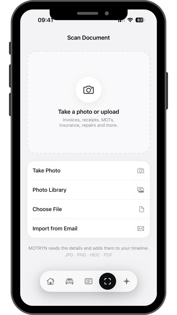 MOTRYN: Scan a document